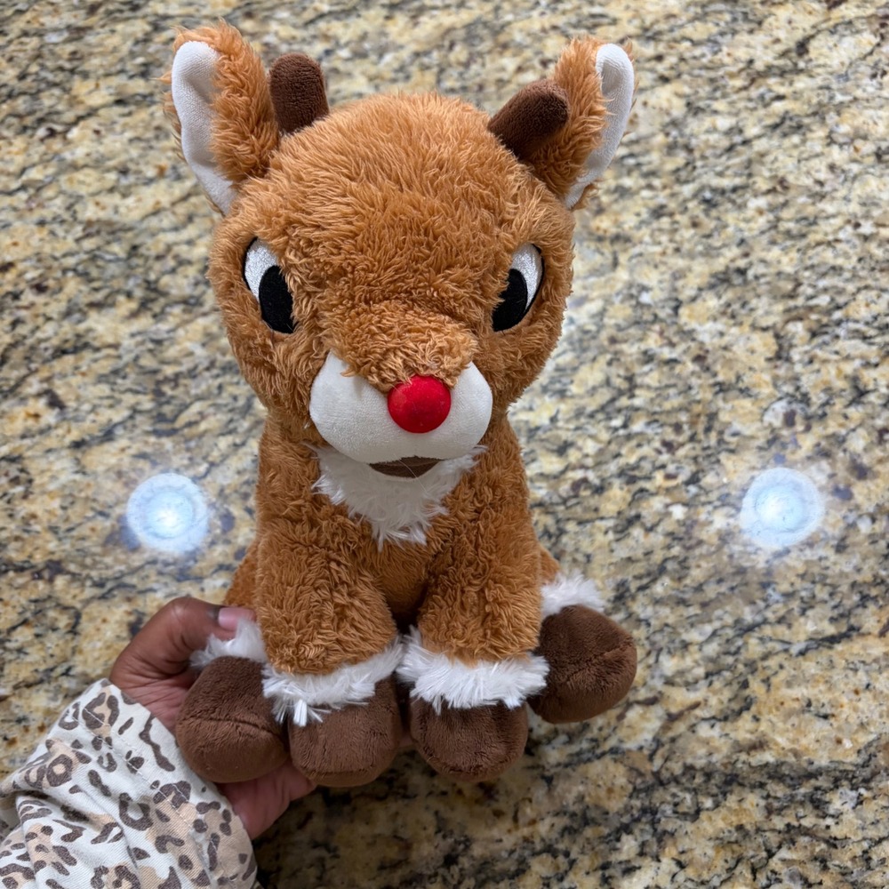 Kohls Cares Rudolph the Red-Nosed Reindeer Plush Brown Stuffed Animal Toy 11 in